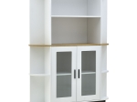 ΒΙΤΡΙΝΑ XARVEY INART ΛΕΥΚΟ-ΦΥΣΙΚΟ ΞΥΛΟ 110X38X160ΕΚ