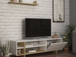 ΣΥΝΘΕΤΟ ΣΑΛΟΝΙΟΥ SALOON PAKOWORLD ΣΕ ΛΕΥΚΗ-OAK ΑΠΟΧΡΩΣΗ 160X35.5X44ΕΚ