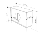 ΜΠΟΥΦΕΣ GORA PAKOWORLD ΣΕ ΑΠΟΧΡΩΣΗ ΑΝΟΙΧΤΟ ΚΑΡΥΔΙ 110X35.6X82ΕΚ