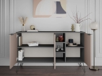ΜΠΟΥΦΕΣ CLARA PAKOWORLD ΣΕ ΜΟΚΑ-ΑΝΘΡΑΚΙ ΑΠΟΧΡΩΣΗ 142X35,6X83ΕΚ