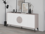 ΜΠΟΥΦΕΣ GORA PAKOWORLD ΣΕ ΛΕΥΚΗ ΜΕ ΜΟΚΑ ΑΠΟΧΡΩΣΗ  180X35.6X82ΕΚ