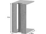 ΒΟΗΘΗΤΙΚΟ ΤΡΑΠΕΖΙ MUJU PAKOWORLD ΣΕ ΜΟΚΑ ΑΠΟΧΡΩΣΗ 40X30X57ΕΚ