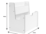 ΡΑΦΙΕΡΑ CRANE PAKOWORLD ΛΕΥΚΟ MDF 57X34X55ΕΚ
