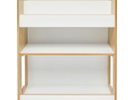 ΡΑΦΙΕΡΑ SEAGULL PAKOWORLD ΦΥΣΙΚΟ-ΛΕΥΚΟ MDF 57X34X70ΕΚ