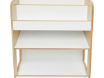 ΡΑΦΙΕΡΑ SEAGULL PAKOWORLD ΦΥΣΙΚΟ-ΛΕΥΚΟ MDF 57X34X70ΕΚ