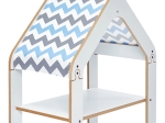 ΡΑΦΙΕΡΑ MONTESSORI ZOILEN PAKOWORLD ΛΕΥΚΟ-ΜΠΛΕ MDF 50X30X80ΕΚ