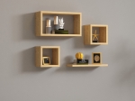 ΡΑΦΙΕΡΑ BABINE PAKOWORLD ΜΕΛΑΜΙΝΗ ΣΕ OAK ΑΠΟΧΡΩΣΗ 84X15X44ΕΚ