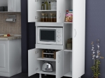 ΝΤΟΥΛΑΠΑ ΚΟΥΖΙΝΑΣ DEFNE PAKOWORLD ΣΕ ΛΕΥΚΗ ΑΠΟΧΡΩΣΗ  89X37.5X160ΕΚ