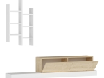 ΕΠΙΠΛΟ ΤΗΛΕΟΡΑΣΗΣ RUMBA PAKOWORLD ΣΕ ΛΕΥΚΗ-OAK ΑΠΟΧΡΩΣΗ 180X30X31ΕΚ