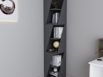 ΒΙΒΛΙΟΘΗΚΗ ΣΤΗΛΗ KLARO PAKOWORLD ΣΕ ΑΝΘΡΑΚΙ ΑΠΟΧΡΩΣΗ 32X32X165ΕΚ