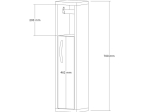ΝΤΟΥΛΑΠΙ-ΣΤΗΛΗ ΜARETTO PAKOWORLD ΣΕ SONOMA ΑΠΟΧΡΩΣΗ 16X14X70ΕΚ