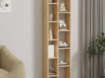 ΒΙΒΛΙΟΘΗΚΗ MINICU PAKOWORLD ΣΕ OAK ΑΠΟΧΡΩΣΗ  44,4X19,6X150ΕΚ
