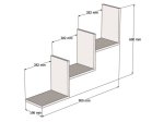 ΡΑΦΙΕΡΑ ΤΟΙΧΟΥ MAUER PAKOWORLD ΣΕ ΚΑΡΥΔΙ ΑΠΟΧΡΩΣΗ 90X19,6X60ΕΚ