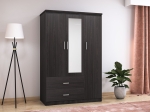 ΝΤΟΥΛΑΠΑ ΡΟΥΧΩΝ ΤΡΙΦΥΛΛΗ OLYMPUS PAKOWORLD ΧΡΩΜΑ WENGE 120X57X183ΕΚ