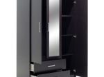 ΝΤΟΥΛΑΠΑ ΡΟΥΧΩΝ ΤΡΙΦΥΛΛΗ OLYMPUS PAKOWORLD ΧΡΩΜΑ WENGE 120X57X183ΕΚ
