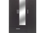 ΝΤΟΥΛΑΠΑ ΡΟΥΧΩΝ ΤΡΙΦΥΛΛΗ OLYMPUS PAKOWORLD ΧΡΩΜΑ WENGE 120X57X183ΕΚ