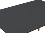 ΤΡΑΠΕΖΙ NATALI PAKOWORLD ΕΠΙΦΑΝΕΙΑ MDF ΜΑΥΡΟ 120X80X75ΕΚ