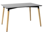 ΤΡΑΠΕΖΙ NATALI PAKOWORLD ΕΠΙΦΑΝΕΙΑ MDF ΜΑΥΡΟ 150X80X75ΕΚ