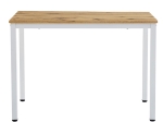 ΤΡΑΠΕΖΙ WITTE PAKOWORLD MDF/METAL ΣΕ SONOMA ΑΠΟΧΡΩΣΗ ΜΕ ΜΑΥΡΟ ΠΟΔΙ 110X70X76ΕΚ