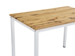 ΤΡΑΠΕΖΙ WITTE PAKOWORLD MDF/METAL ΣΕ SONOMA ΑΠΟΧΡΩΣΗ ΜΕ ΜΑΥΡΟ ΠΟΔΙ 110X70X76ΕΚ
