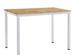 ΤΡΑΠΕΖΙ WITTE PAKOWORLD MDF/METAL ΣΕ SONOMA ΑΠΟΧΡΩΣΗ ΜΕ ΜΑΥΡΟ ΠΟΔΙ 110X70X76ΕΚ