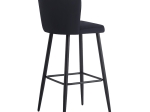 ΣΚΑΜΠΟ ΜΠΑΡ VELVI PAKOWORLD ΒΕΛΟΥΔΟ ΣΕ ΜΑΥΡΗ ΑΠΟΧΡΩΣΗ 46X45X105.5ΕΚ