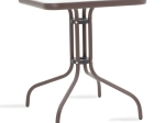 ΤΡΑΠΕΖΙ WATSON PAKOWORLD ΜΕΤΑΛΛΟ ΚΑΦΕ-ΓΥΑΛΙ 60X60X70ΕΚ