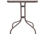 TΡΑΠΕΖΑΡΙΑ OBBI-WATSON PAKOWORLD ΣΕΤ 3ΤΕΜ ΚΑΦΕ ΜΕΤΑΛΛΟ-PE RATTAN 60X60X70ΕΚ