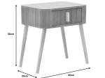 ΚΟΜΟΔΙΝΟ EVANDER PAKOWORLD ΞΥΛΟ ΣΕ ΦΥΣΙΚΗ ΑΠΟΧΡΩΣΗ 45X35X50ΕΚ