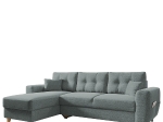 ΚΑΝΑΠΕΣ ΓΩΝΙΑΚΟΣ ARTELIBRE ΑΝΑΣΤΡΕΨΙΜΗ ΓΩΝΙΑ JESSIE 235X160X85CM ΑΝΟΙΧΤΟ ΓΚΡΙ
