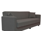 ΚΑΝΑΠΕΣ ΚΡΕΒΑΤΙ ARTELIBRE AMETHYST ΤΡΙΘΕΣΙΟΣ ΣΚΟΥΡΟ ΓΚΡΙ 214X78X78CM
