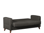 ΚΑΝΑΠΕΣ ΚΡΕΒΑΤΙ ΔΙΘΕΣΙΟΣ ARTELIBRE GABRIEL 2S ΓΚΡΙ 146X79X81CM