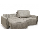 ΚΑΝΑΠΕΣ ΚΡΕΒΑΤΙ ΤΡΙΘΕΣΙΟΣ ARTELIBRE SHELBY ΜΠΕΖ 215X110X90CM