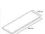 ΡΑΦΙ ARTELIBRE FLY ΠΡΑΣΙΝΟ 60X19.5X0.18CM