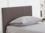 ΚΡΕΒΑΤΙ ARTELIBRE AZALEA ΣΚΟΥΡΟ ΚΑΦΕ PU 213X101X88CM (ΣΤΡΩΜΑ 90X200CM)