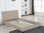 ΚΡΕΒΑΤΙ ARTELIBRE AZALEA CAPUCCINO PU 213X131X88CM (ΣΤΡΩΜΑ 120X200CM)