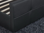 ΚΡΕΒΑΤΙ ARTELIBRE ANEMONE ΜΑΥΡΟ PU ΜΕ ΑΠΟΘΗΚΕΥΤΙΚΟ ΧΩΡΟ 217.5X170.5X100CM(ΣΤΡΩΜΑ 160X200CM)