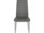 ΚΑΡΕΚΛΑ ARTELIBRE ROSE ΣΚΟΥΡΟ ΓΚΡΙ PVC 53X39X96CM