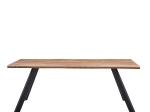 ΤΡΑΠΕΖΙ ΤΡΑΠΕΖΑΡΙΑΣ ARTELIBRE AOSA HONEY MAPLE/ΜΑΥΡΟ MDF/ΜΕΤΑΛΛΟ 160X90X76CM