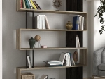 ΒΙΒΛΙΟΘΗΚΗ ARTELIBRE ANTIPAXI SONOMA/WENGE ΜΟΡΙΟΣΑΝΙΔΑ/ΜΕΛΑΜΙΝΗ 122X26X159CM