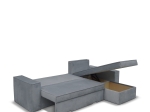 ΚΑΝΑΠΕΣ ΓΩΝΙΑΚΟΣ ARTELIBRE ΑΝΑΣΤΡΕΨΙΜΟΣ CAHABON ΓΚΡΙ 250X210X79CM