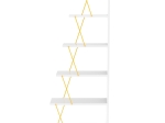 ΒΙΒΛΙΟΘΗΚΗ ARTELIBRE TARS MINI ΛΕΥΚΟ/ΚΙΤΡΙΝΟ 65X20X144CM