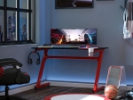 ΓΡΑΦΕΙΟ GAMING ARTELIBRE ORGANA ΜΑΥΡΟ/ΚΟΚΚΙΝΟ ΞΥΛΟ/ΜΕΤΑΛΛΟ 120X65X75CM