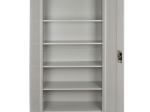 ΦΟΡΙΑΜΟΣ ARTELIBRE DURIN ΑΝΟΙΧΤΟ ΓΚΡΙ ΜΕΤΑΛΛΟ 90X45X180CM