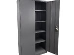 ΦΟΡΙΑΜΟΣ ARTELIBRE DURIN ΣΚΟΥΡΟ ΓΚΡΙ ΜΕΤΑΛΛΟ 90X45X180CM