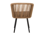 ΠΟΛΥΘΡΟΝΑ ΚΗΠΟΥ ARTELIBRE LOFOI ΜΑΥΡΟ/ΚΑΦΕ ΑΛΟΥΜΙΝΙΟ/RATTAN 60X62X81CM