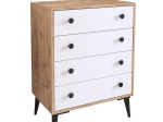 ΣΥΡΤΑΡΙΕΡΑ ARTELIBRE AMARI ΔΡΥΣ/ΛΕΥΚΟ ΜΟΡΙΟΣΑΝΙΔΑ 72X43X96CM