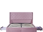 ΚΡΕΒΑΤΙ ΔΙΠΛΟ ARTELIBRE ANNONA ΑΝΟΙΧΤΟ ΡΟΖ ΒΕΛΟΥΔΟ 217X175X117.5CM (ΣΤΡΩΜΑ 160X200CM)