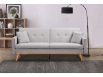 ΚΑΝΑΠΕΣ ΚΡΕΒΑΤΙ ARTELIBRE BELVIA ΑΝΟΙΧΤΟ ΓΚΡΙ 202X89X83CM