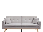 ΚΑΝΑΠΕΣ ΚΡΕΒΑΤΙ ARTELIBRE BELVIA ΑΝΟΙΧΤΟ ΓΚΡΙ 202X89X83CM